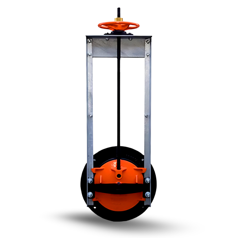 Compuerta redonda industrial