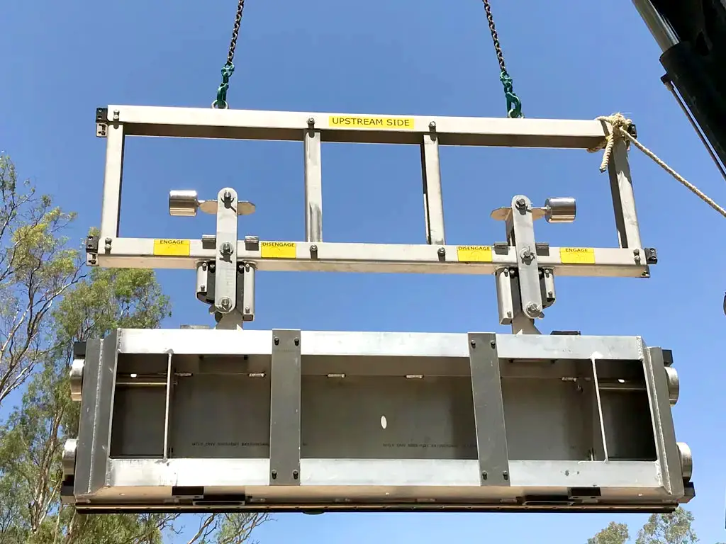 Ataguias metalicas para obras hidraulicas
